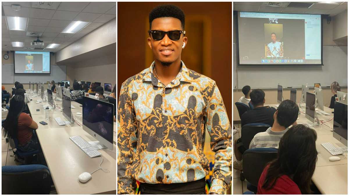 Kofi Kinaata: Rapper Gives Lecture At American University, Many Hail ...