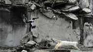 Banksy unveils Ukraine mural in town bombed by Russia