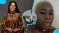 Fella Makafui cries out as she struggles with illness at home, video stirs reactions