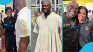 Ibrahim Mahama makes rare public appearance with his beautiful daughter Nafi Mahama at ceremony