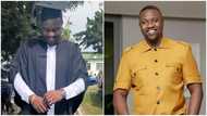 John Dumelo: University Of Ghana honours kind Ghanaian actor for donating to the school