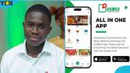 KNUST: third-year student designs a delivery service app, Ghanaians commend him