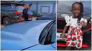 "Pick a car you want Nhyira" - Video of Tracey Boakye asking her daughter to choose from her fleet of cars causes stir