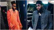 “New cat with Grammy”: Fans react as Burna Boy finally breaks silence after Davido’s controversial video