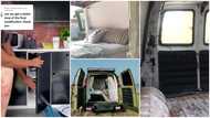 Scooby-Doo car: Ambitious GH lady transforms old van into bespoke motor home, video leaves many in awe