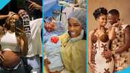 Priscilla and Juma Jux welcome their first child in Canada, Iyabo Ojo shares delivery room photo