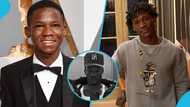 Abraham Attah switches up his look, flaunts rasta hairstyle with big earrings