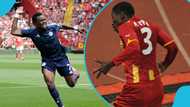 Abdul Fatawu Issahaku nets stunning goal for Leicester, pays tribute to Asamoah Gyan (Video)