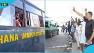Ghanaians bid farewell to undocumented migrants picked up at Circle