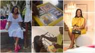 Jackie Appiah And Friends Have Fun As They Play Ludo Game; Splash Cash On Her