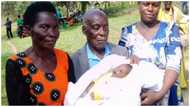 Long wait is over: Elderly man gets his firstborn child at 83 years
