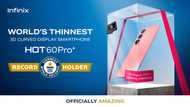 Infinix HOT 60 Pro+ Sets GUINNESS WORLD RECORDS™ as the World’s Thinnest 3D Curved Display Smartphone
