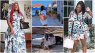 Tracey Boakye Chills In Big Beautiful Mansion With Luxurious Interior; Peeps Impressed