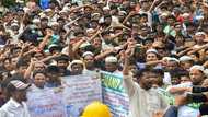 Thousands of Rohingya refugees in Bangladesh rally to 'go home'