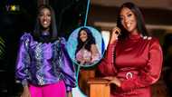 Ghana's Most Photogenic host Regina Van Helvert flaunts her curves in a classy sequin dress