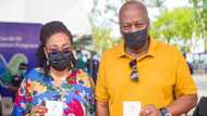 Photos drop as John Mahama and wife take COVID-19 vaccine