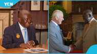 Otumfuo: Asantehene links up with Kings Charles in UK, photos of the visit excite netizens