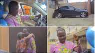doctor and siblings gift their dad brand new Mercedes-Benz on his birthday, cute video warms hearts