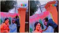 Ghanaian man goes viral after being filmed arguing with wedding poster of his sister’s ex
