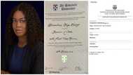 Beautiful lady achieves double first-class as she graduates from Law school