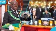 Freemasons mourn with Otumfuo at Asantehemaa's funeral, videos and photos trend online