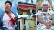 Touching video drops as Kumawood actress Vivian Jill builds a house for a crippled woman at Bibiani