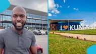 CNN's Larry Madowo visits Kumasi Airport, gets mesmerised: "It's one of the best in Africa"