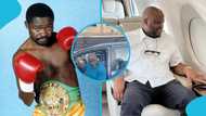 Ibrahim Mahama honours Azumah Nelson with Toyota Fortuner worth over GHS 720,000: Video