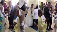 Pastor disgraces man as he stops him from proposing to lady during wedding, video causes stir online