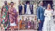 More beautiful photos from the wedding of Akufo-Addo's daughter hit the internet, traditional ceremony was so colourful