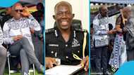 Lovely scenes as former IGP Dampare makes rare appearance at a funeral over a year after leaving Ghana police