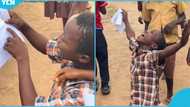 Our Day: Young Ghanaian student jubilates as he gets promoted to the next class, kneels to thank God