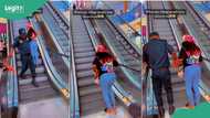 Lady uses lift for the first time, funny reaction goes viral: “My own go worst”