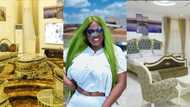 Tracey Boakye 'copies' MediFella as she gives tour of her luxury mansion in new video