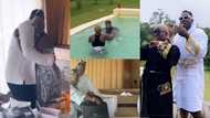 Beautiful videos pop up as Fella Makafui surprises Medikal with expensive getaway and gifts on his 27th birthday