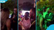 Mahama's sons Sharaf and Shahid party with girls while macho man guards them, video sparks reactions