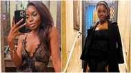 Lady with sparkling dark skin claims men see her as a trophy, explains in lovely video, netizens left in awe