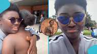 “We are graduating”: Afua Asantewaa weeps with pride as daughter Etruwaa graduates in Canada