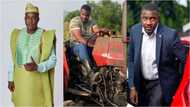 Eeii, on your b'day too - Fans scream as John Dumelo storms his farm on tractor as he marks 37th b'day