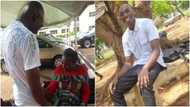 Graduate storms mother's workplace to thank her for seeing him through university