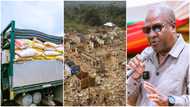 Mahama storms Appiate with food, cash and relief items for blast victims