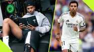 Real Madrid star Rodrygo spotted reading the Bible as he recovers from injury