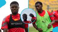 Thomas Partey amuses Black Stars newboy Derrick Kohn with hilarious comments in viral video