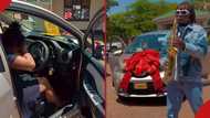 Woman in tears after hubby surprises her with posh car as push present in video: "Love is beautiful"