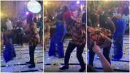 Husband wey go Harvard: Groom twerks more than his bride at their wedding in cute video; peeps react