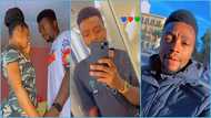 Ghanaian lady sheds tears as boyfriend relocates abroad: "I know he won't jilt me"
