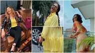 Nadia Buari: Pretty Ghanaian Actress Drops Photos In Pretty Yellow Dress; Flaunts GH₵700,000 Range Rover