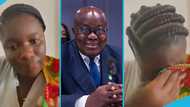 Ghanaian lady weeps over Akufo-Addo leaving office as President of Ghana: "Still, it's possible"