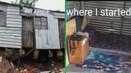 Beautiful transformation of a 1-bedroom container home leaves many in awe, photos go viral