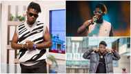 Ghanaian musician Kuami Eugene looks dapper in sleeveless sweater and GH¢10,500 Versace sneakers